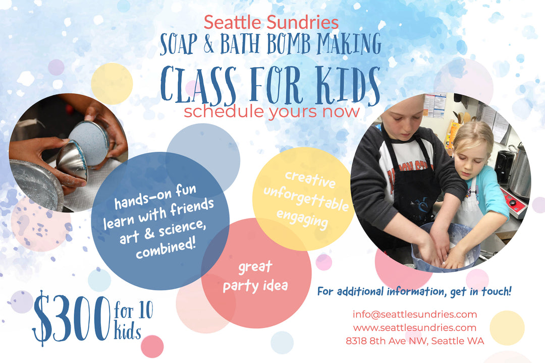 Soap & Bath Bomb Class for Kids
