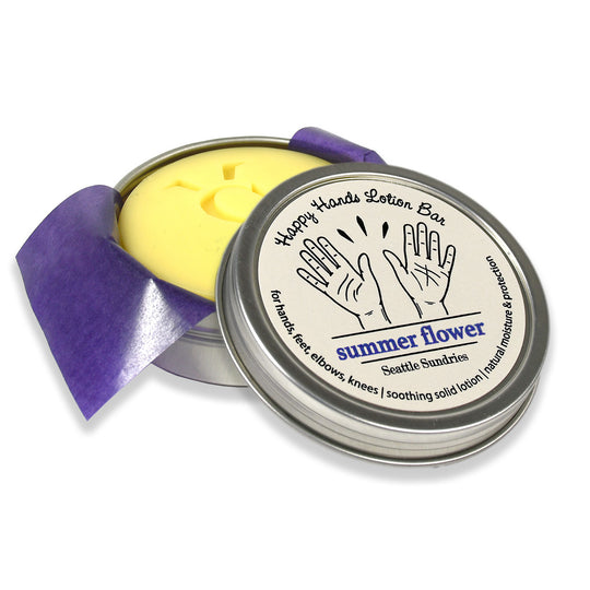 Summer Flower Lotion Bar - Seattle Sundries - Solid Lotion