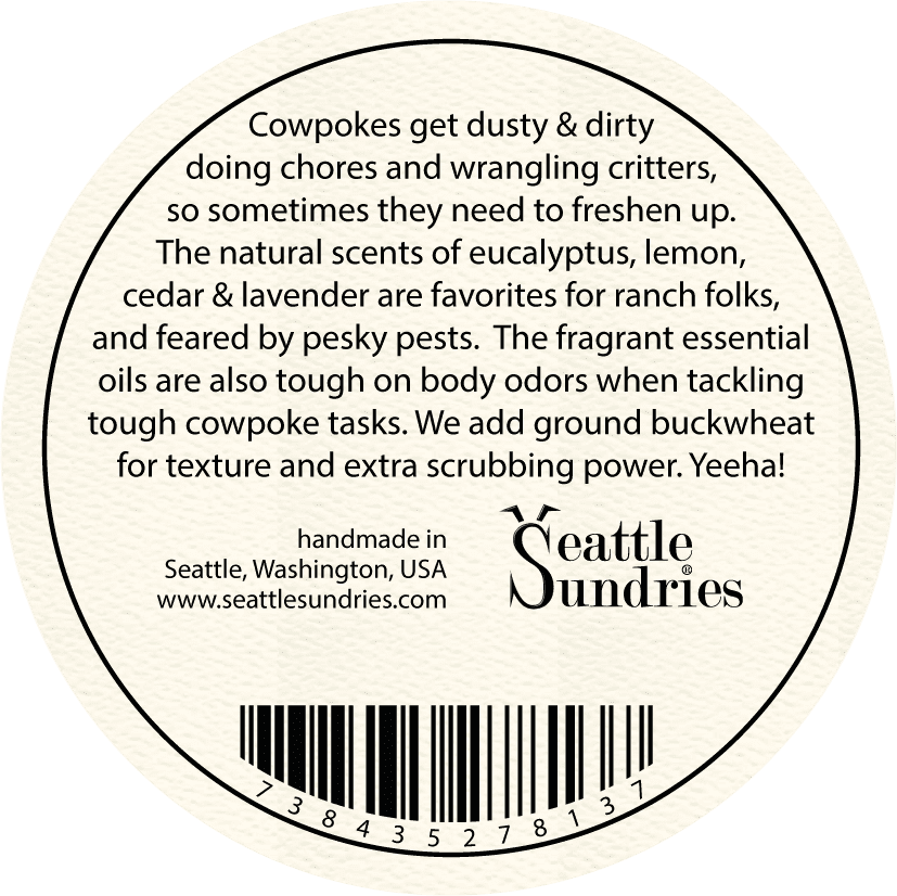 Cowpoke Soap - Seattle Sundries - Soap