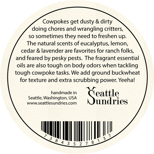 Cowpoke Soap - Seattle Sundries - Soap