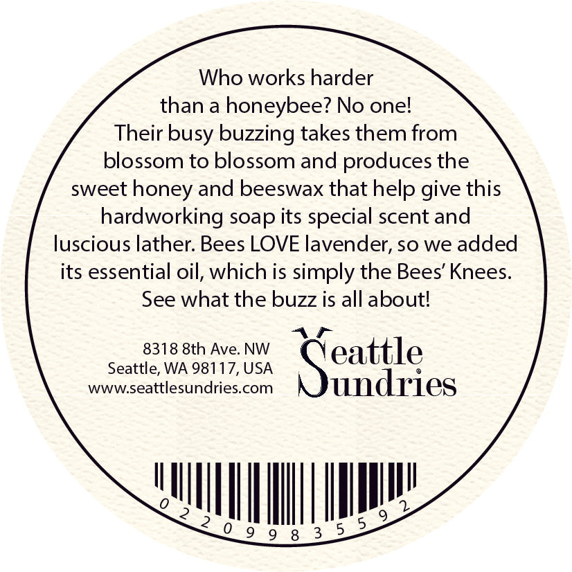 Bees' Knees Soap - Seattle Sundries - Soap