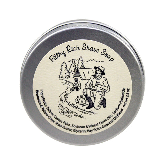 Filthy Rich Shave Soap - Seattle Sundries - Soap