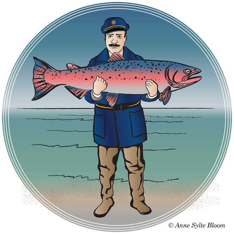 Fish Tale Tote Bag - Seattle Sundries -