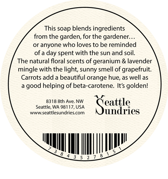 Gardener's Gold Soap - Seattle Sundries - Soap