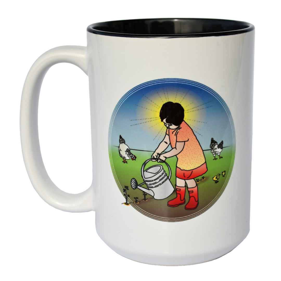 Girl in the Garden 15oz Mug - Seattle Sundries - Mugs