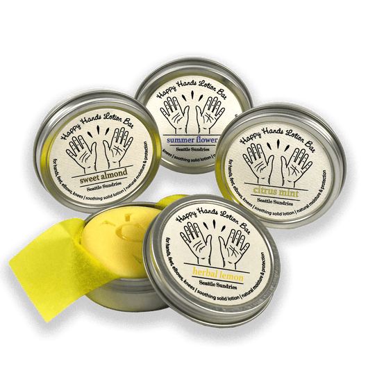 Happy Hands Lotion Bar Gift Set - Seattle Sundries - Solid Lotion