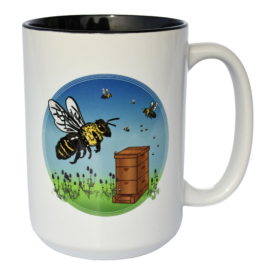 Honey Bee 15oz Mug - Seattle Sundries - Mugs