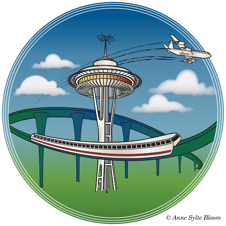 Jet City Shopping Tote Bag - Seattle Sundries -