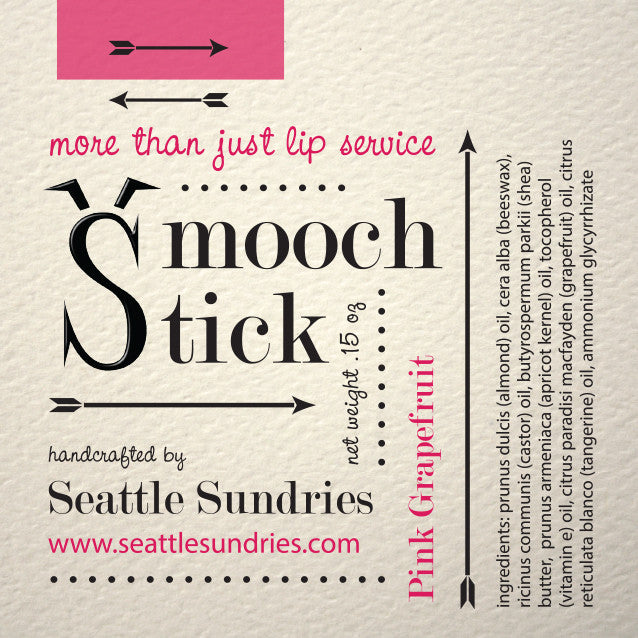 Pink Grapefruit Smooch Stick - Seattle Sundries - Lip Balm 