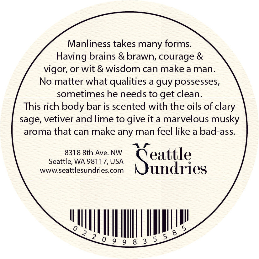 Manly Man Soap - Seattle Sundries - Soap