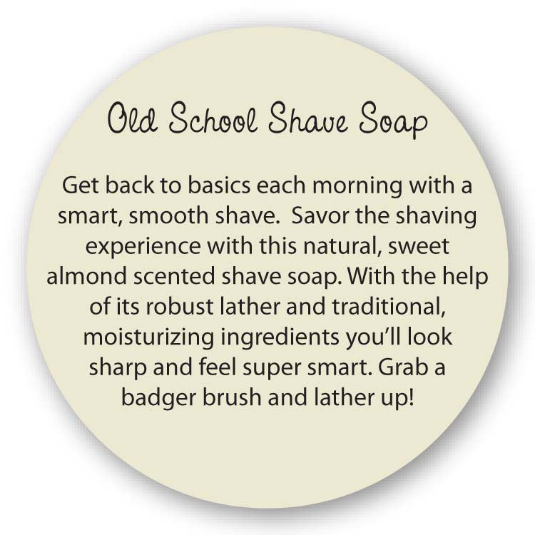 Old School Shave Soap - Seattle Sundries - Soap