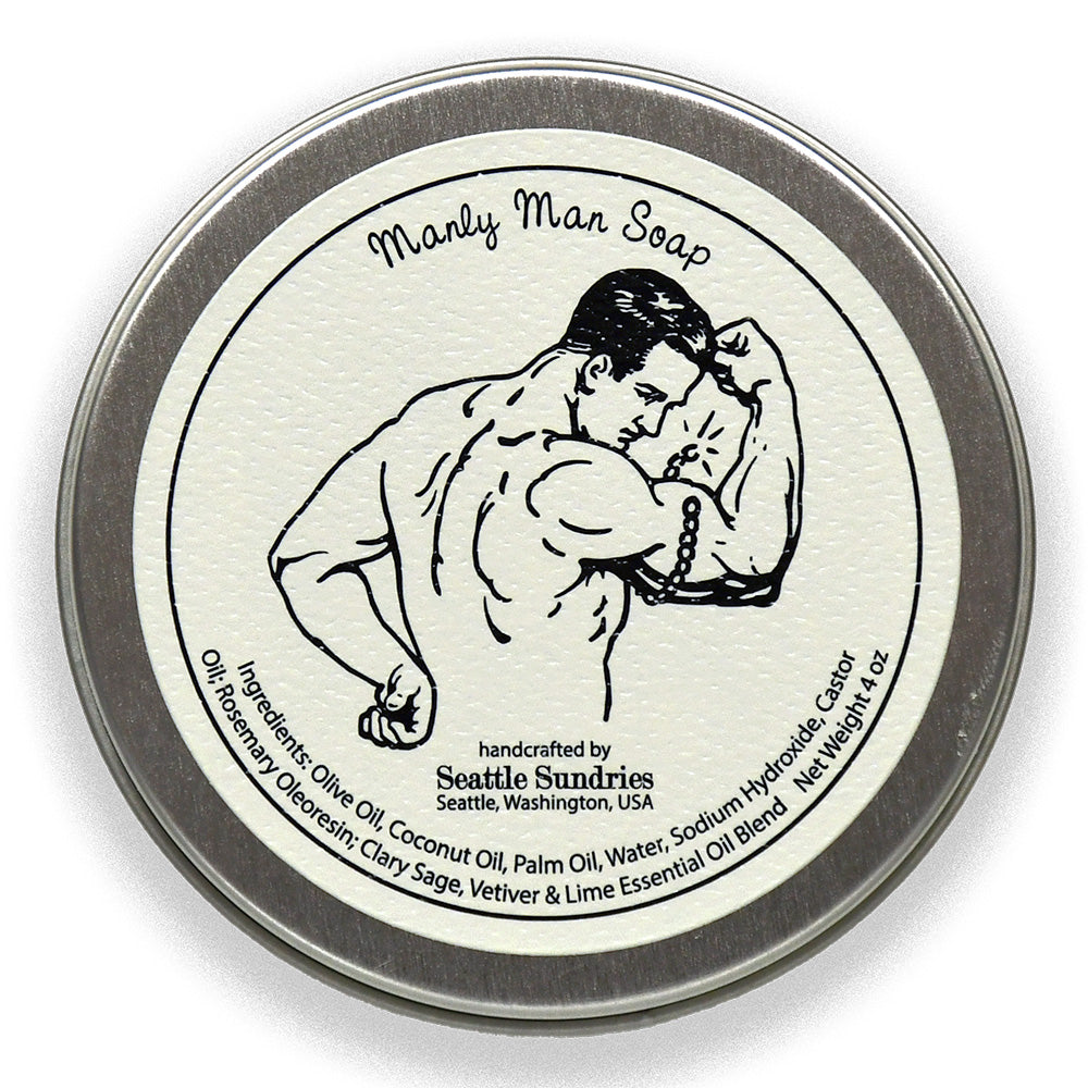 Manly Man Soap.