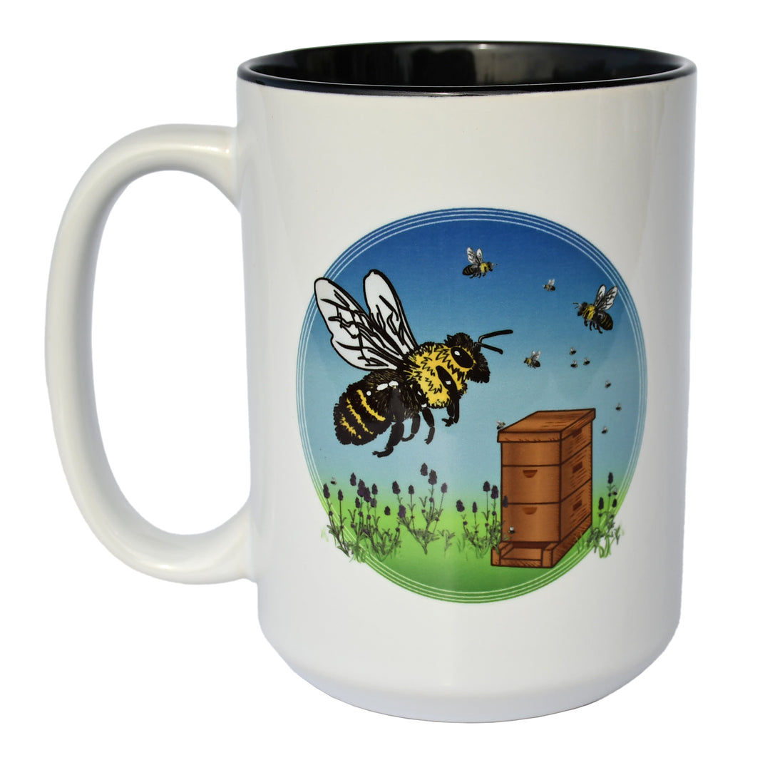 Honey Bee 15oz Mug - Seattle Sundries - Mugs 