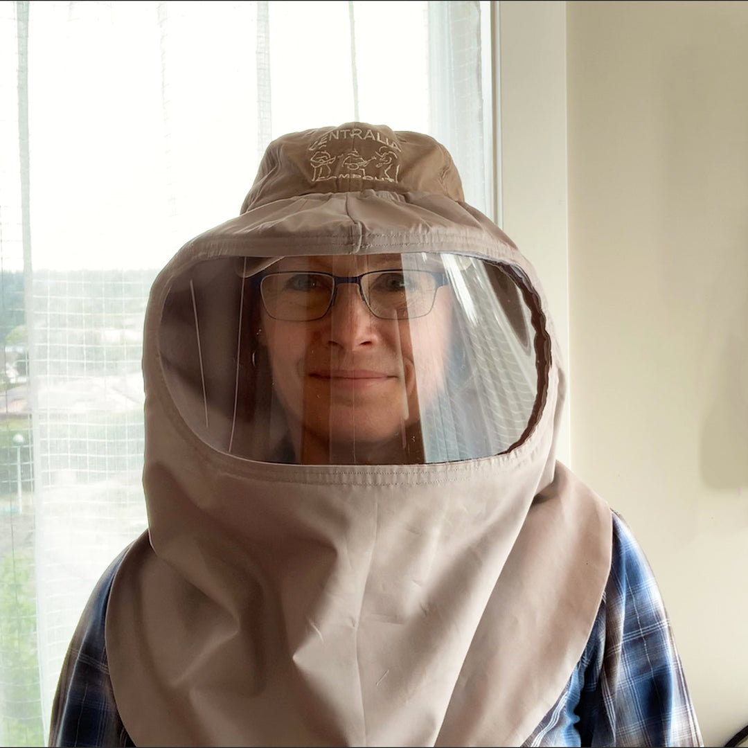 Enclosed Face Shield Hood Pattern Tutorial