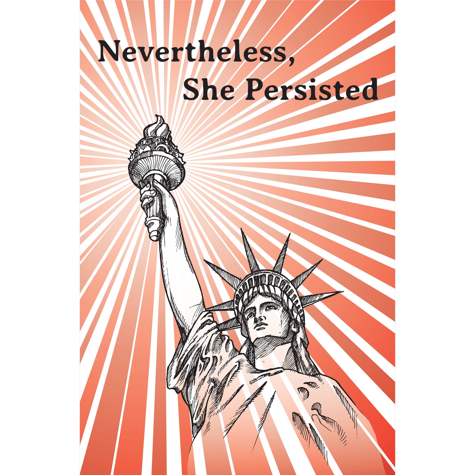 Nevertheless She Persisted FREE printable postcard