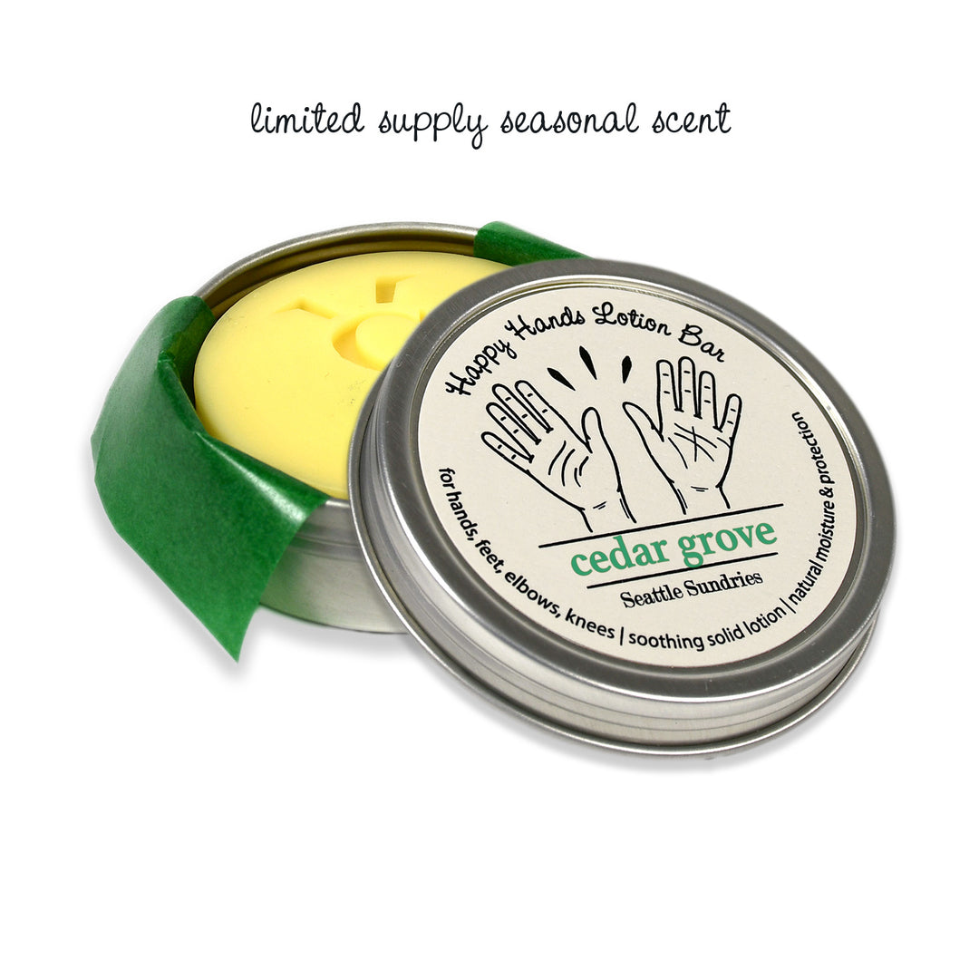 Cedar Grove Lotion Bar - Seattle Sundries - Solid Lotion 