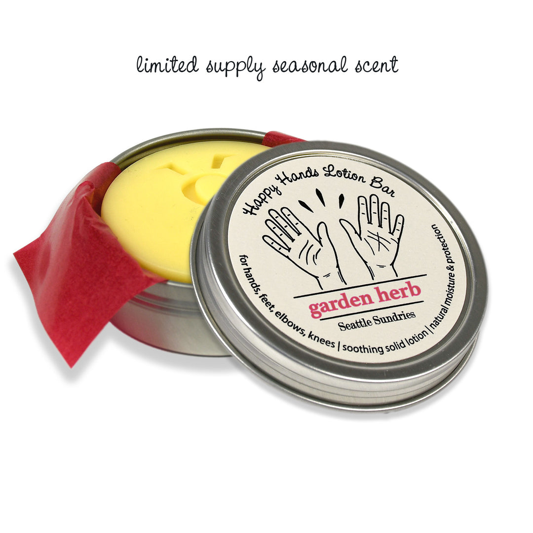 Garden Herb Lotion Bar - Seattle Sundries - Solid Lotion 