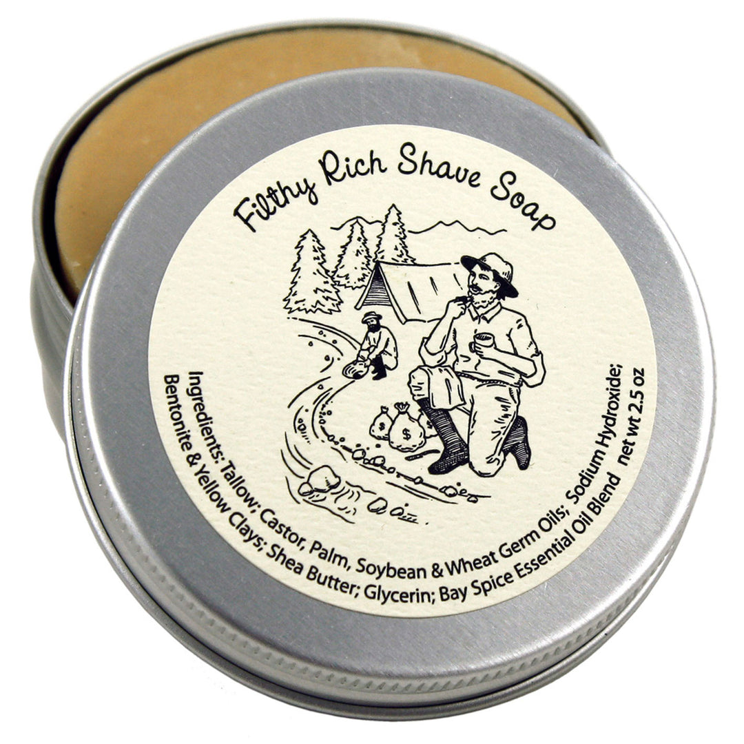 Filthy Rich Shave Soap - Seattle Sundries - Soap 