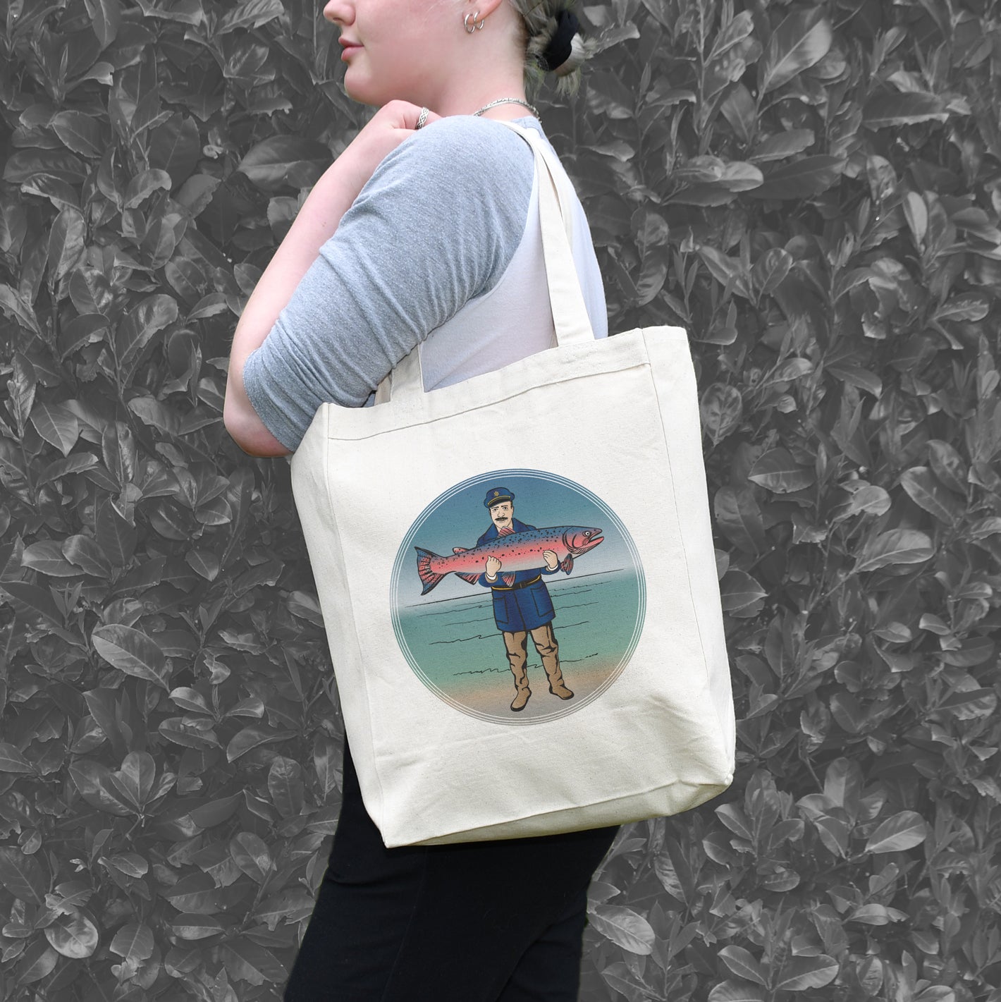 Seattle Sundries Fisherman Tote Bag 🎣 - Eco-Friendly & Stylish