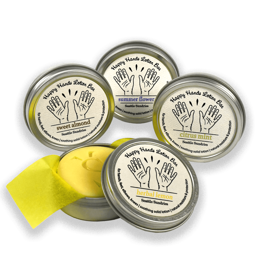 Happy Hands Lotion Bar Gift Set - Seattle Sundries - Solid Lotion 