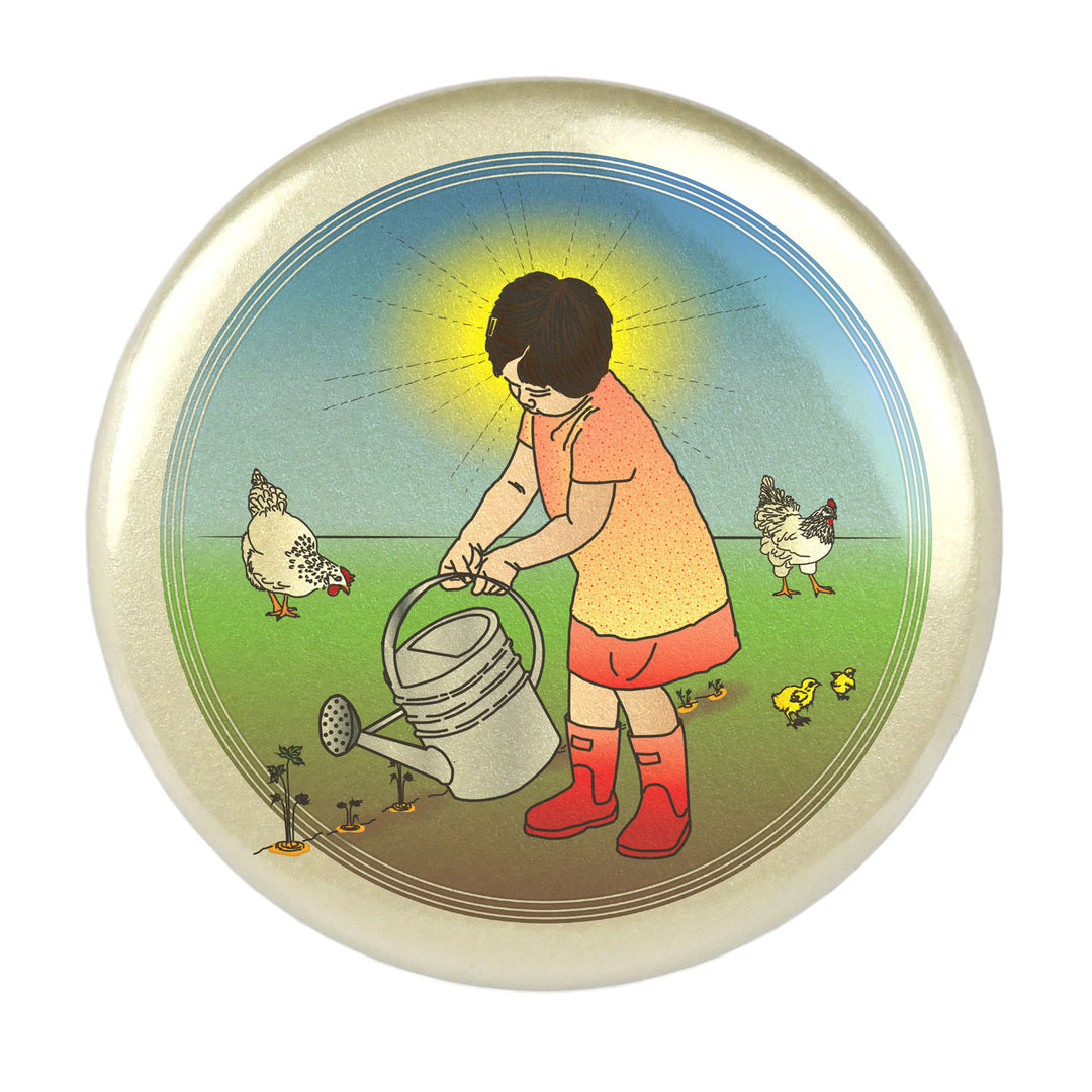 Girl in the Garden Magnet - Seattle Sundries -  