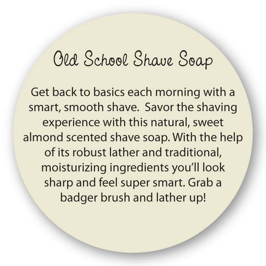Old School Shave Soap - Seattle Sundries - Soap 