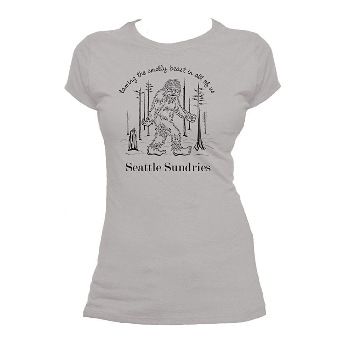 Sasquatch t-shirt women grey