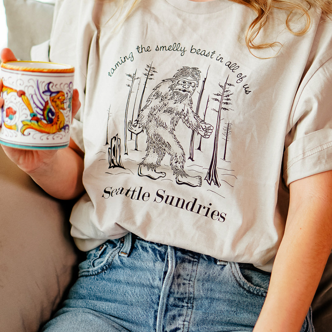 Seattle, PNW, Pacific Northwest Sasquatch Bigfoot t-shirt