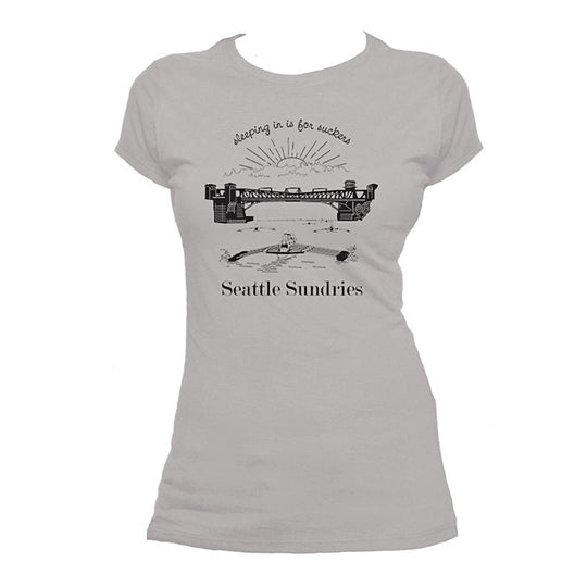 Rowing t-shirt women grey