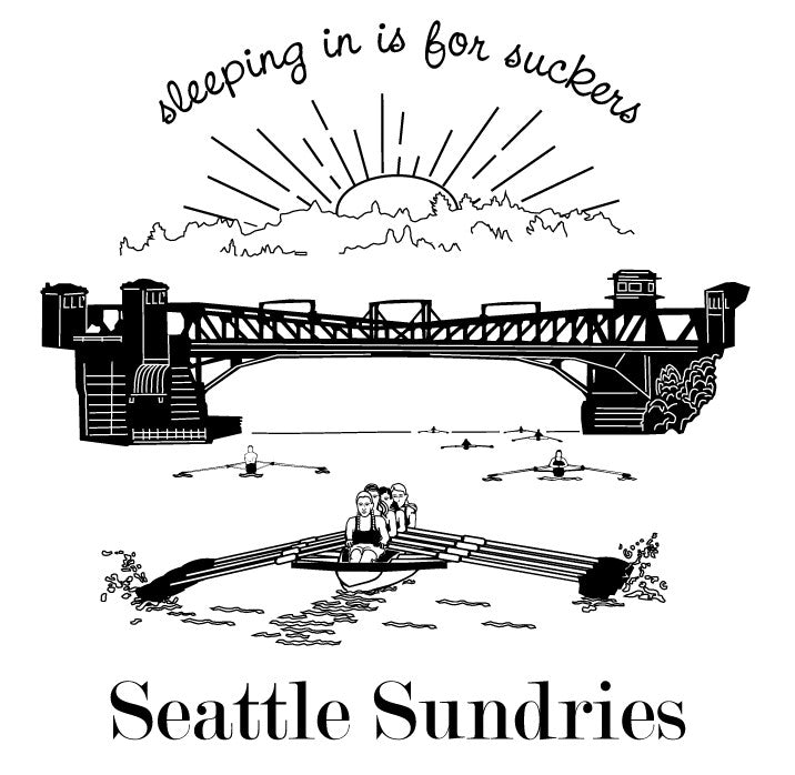 Sunrise Rowing Crew T-shirt - Seattle Sundries -  