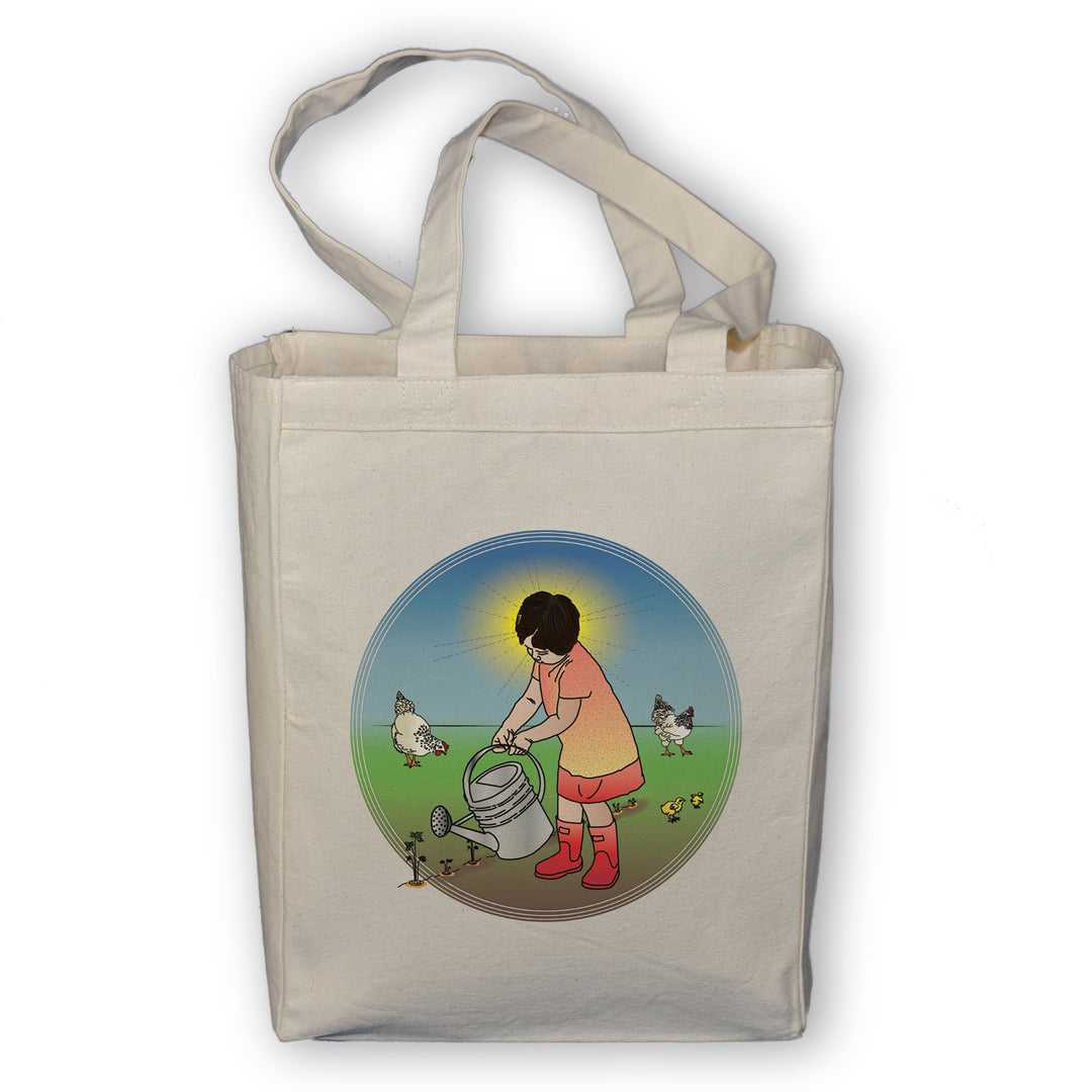 Girl in the Garden Tote Bag - Seattle Sundries -  