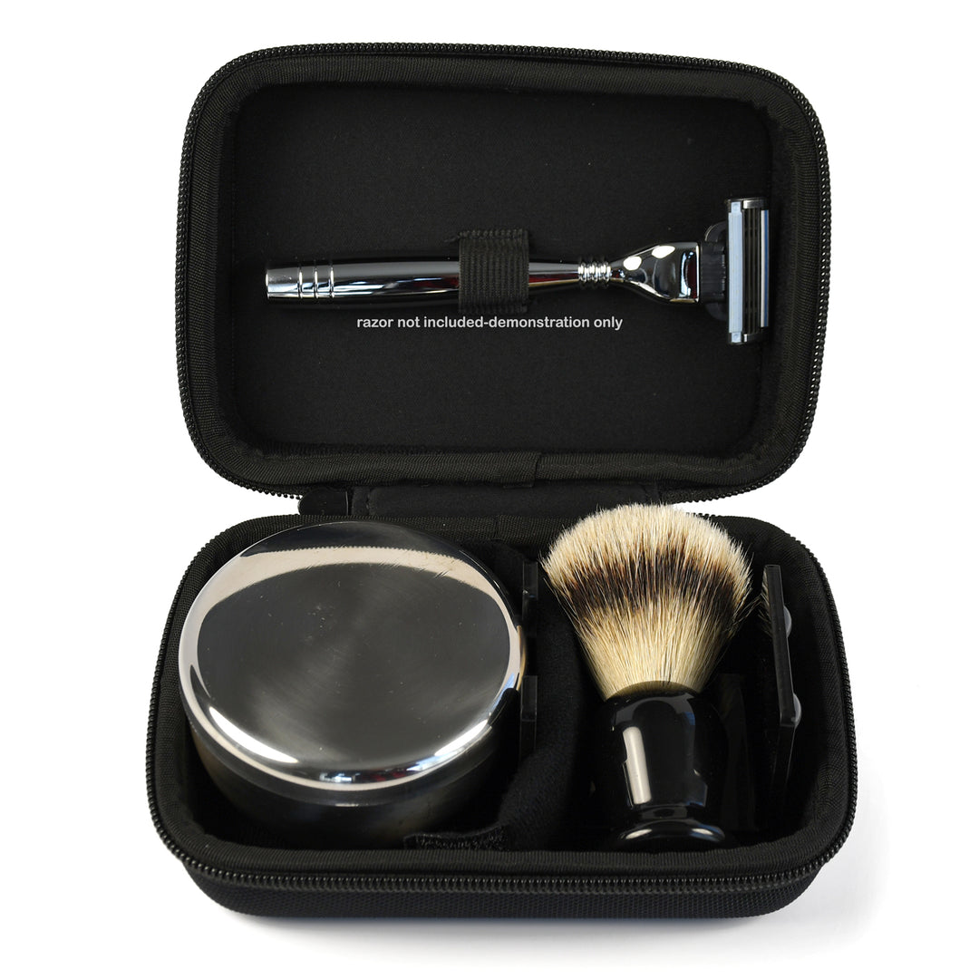 Silvertip Badger Travel Shaving Set - Seattle Sundries - Soap 