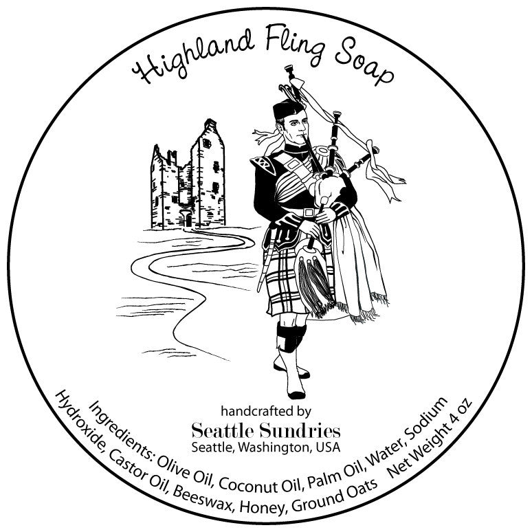 Highland Fling Soap Refill - Seattle Sundries - Soap 