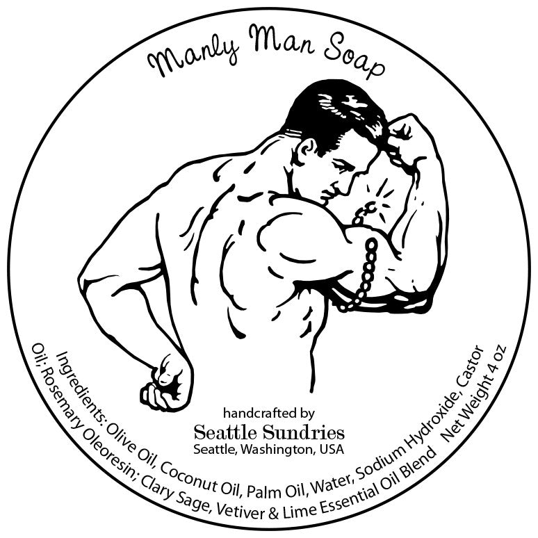 Manly Man Soap Refill