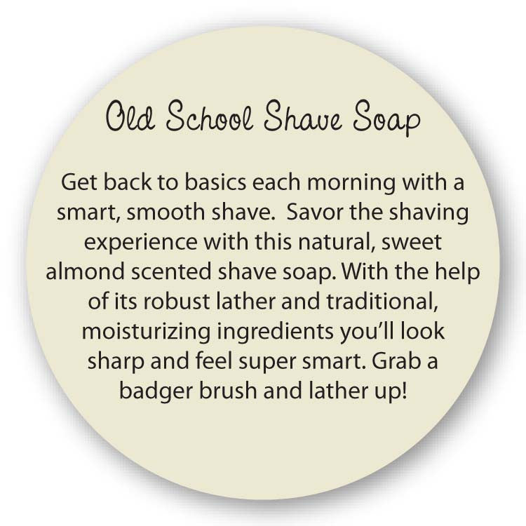 Old School Shave Soap - Seattle Sundries - Soap 