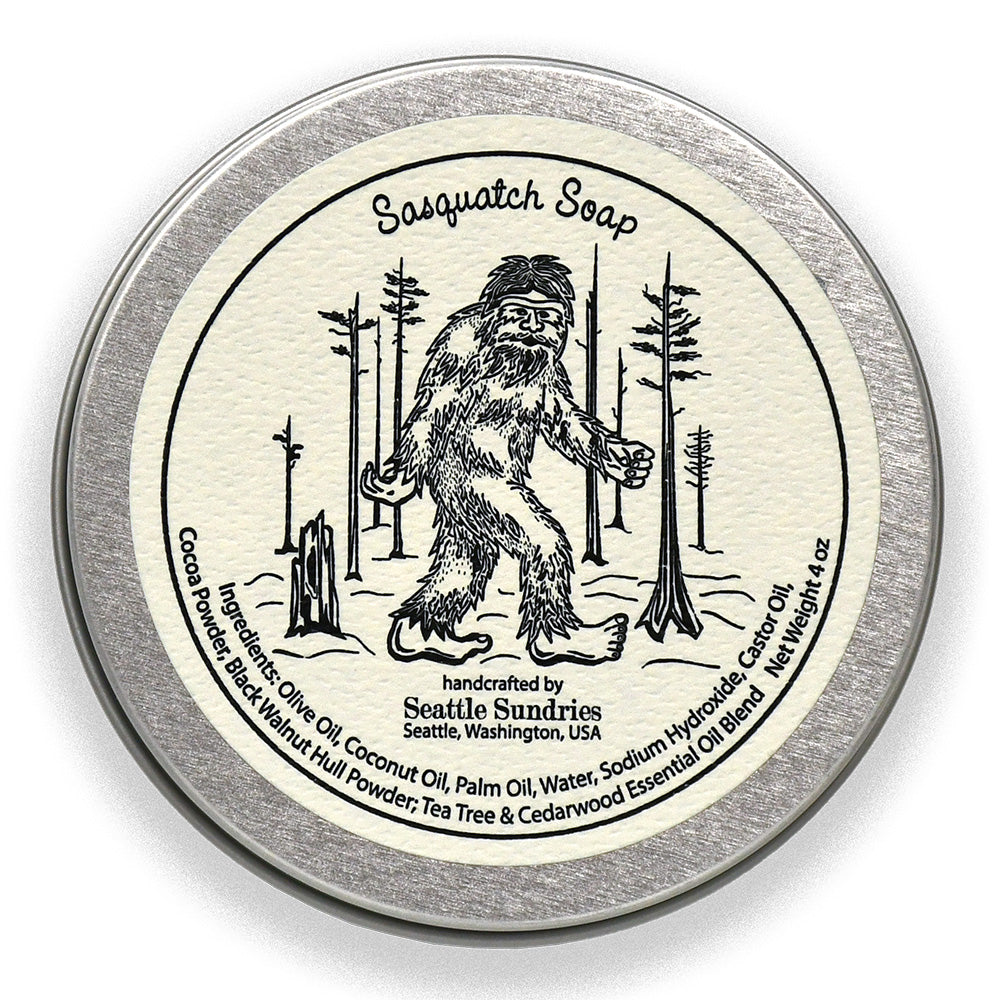 Seattle Sundries Sasquatch Soap Bar Natural Skin Care, 1 4oz Handm