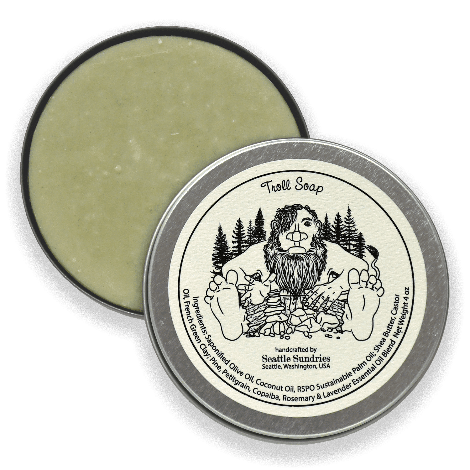 troll soap round pine handcrafted seattle washington